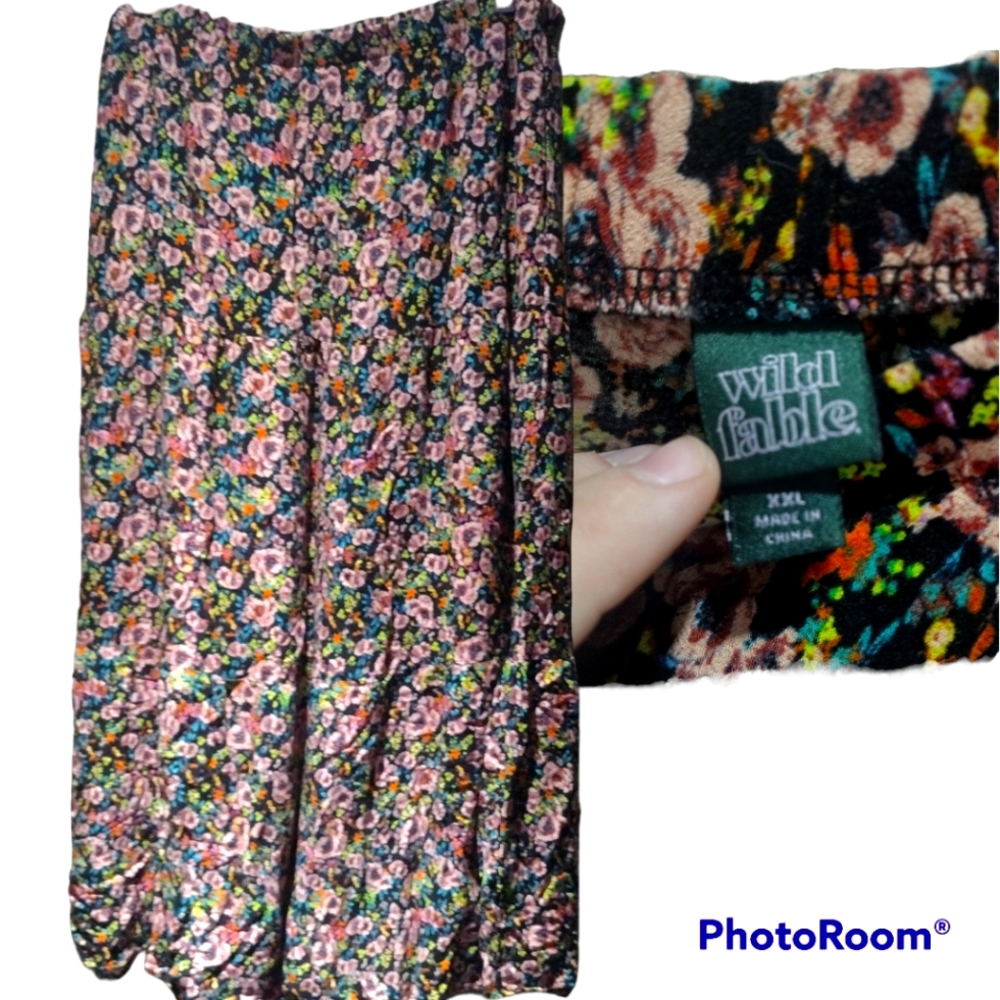 Wild Fable Tiered Maxi Skirt